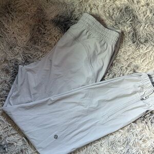 Lululemon surge jogger 3.0 mens size s gray zip Hem Running training pants